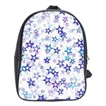 Christmas Stars Background School Bag (XL)