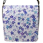 Christmas Stars Background Flap Closure Messenger Bag (S)