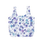 Christmas Stars Background Full Print Recycle Bag (S)