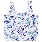 Christmas Stars Background Full Print Recycle Bag (XL)