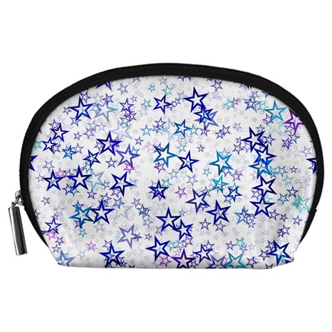 Christmas Stars Background Accessory Pouch (Large) from ArtsNow.com Front