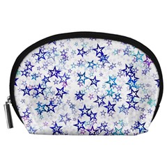 Christmas Stars Background Accessory Pouch (Large) from ArtsNow.com Front