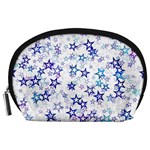 Christmas Stars Background Accessory Pouch (Large)