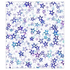 Christmas Stars Background Drawstring Pouch (Small) from ArtsNow.com Front