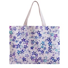 Christmas Stars Background Zipper Mini Tote Bag from ArtsNow.com Front