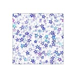 Christmas Stars Background Satin Bandana Scarf 22  x 22 