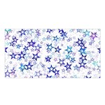 Christmas Stars Background Satin Shawl 45  x 80 