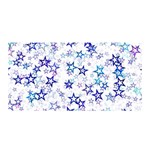 Christmas Stars Background Satin Wrap 35  x 70 