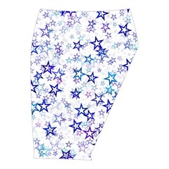 Christmas Stars Background Midi Wrap Pencil Skirt from ArtsNow.com  Front Right 