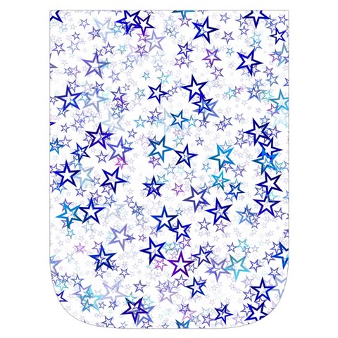 Christmas Stars Background Waist Pouch (Small) from ArtsNow.com Front Pocket