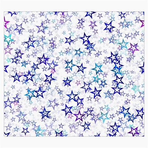 Christmas Stars Background Roll Up Canvas Pencil Holder (S) from ArtsNow.com Front