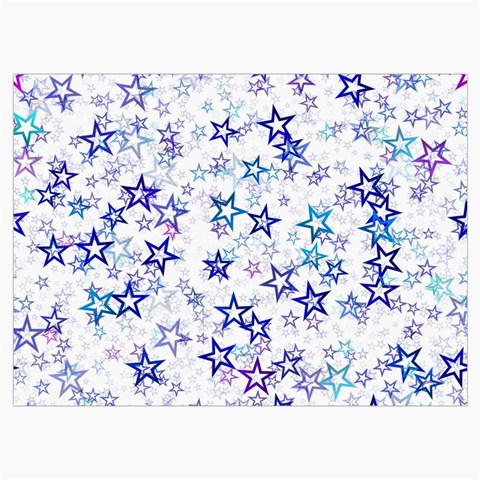 Christmas Stars Background Roll Up Canvas Pencil Holder (L) from ArtsNow.com Front