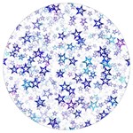 Christmas Stars Background Round Trivet