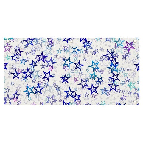 Christmas Stars Background Banner and Sign 4  x 2  from ArtsNow.com Front