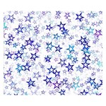 Christmas Stars Background Premium Plush Fleece Blanket (Small)