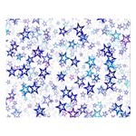 Christmas Stars Background Premium Plush Fleece Blanket (Large)