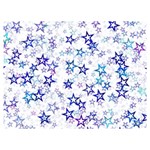 Christmas Stars Background Premium Plush Fleece Blanket (Extra Small)