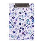 Christmas Stars Background A5 Acrylic Clipboard