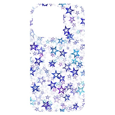 Christmas Stars Background iPhone 14 Pro Black UV Print Case from ArtsNow.com Front