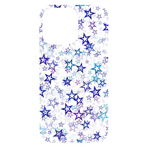 Christmas Stars Background iPhone 14 Pro Max Black UV Print Case from ArtsNow.com Front