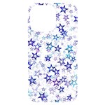 Christmas Stars Background iPhone 14 Pro Max Black UV Print Case