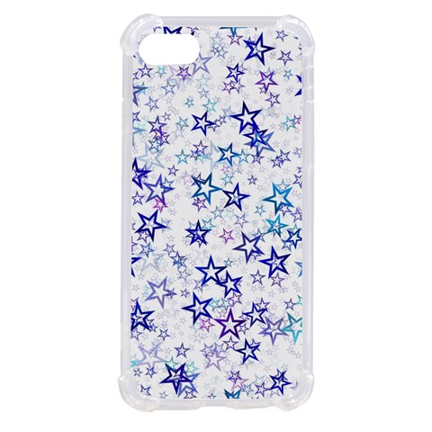 Christmas Stars Background iPhone SE from ArtsNow.com Front