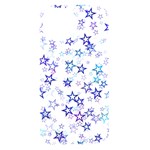 Christmas Stars Background iPhone 15 Black UV Print PC Hardshell Case