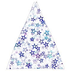 Christmas Stars Background Automatic Folding Umbrella with Case (Medium) from ArtsNow.com 17.22 x19.95  Umbrella - 3