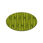 Fern Texture Nature Leaves Sticker (Oval)