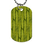 Fern Texture Nature Leaves Dog Tag (One Side)