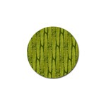 Fern Texture Nature Leaves Golf Ball Marker (4 pack)