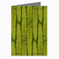 Fern Texture Nature Leaves Greeting Card from ArtsNow.com Left