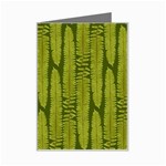 Fern Texture Nature Leaves Mini Greeting Card