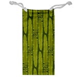 Fern Texture Nature Leaves Jewelry Bag