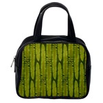 Fern Texture Nature Leaves Classic Handbag (One Side)