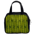 Fern Texture Nature Leaves Classic Handbag (Two Sides)