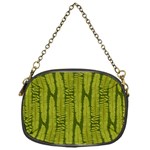 Fern Texture Nature Leaves Chain Purse (One Side)