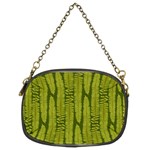 Fern Texture Nature Leaves Chain Purse (Two Sides)