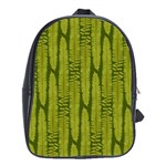 Fern Texture Nature Leaves School Bag (Large)