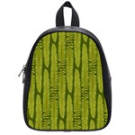 Fern Texture Nature Leaves School Bag (Small)