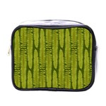 Fern Texture Nature Leaves Mini Toiletries Bag (One Side)