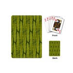 Fern Texture Nature Leaves Playing Cards Single Design (Mini)