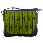 Fern Texture Nature Leaves Messenger Bag