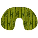 Fern Texture Nature Leaves Travel Neck Pillow