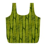 Fern Texture Nature Leaves Full Print Recycle Bag (L)