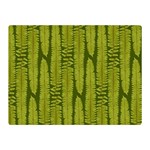 Fern Texture Nature Leaves Two Sides Premium Plush Fleece Blanket (Mini)