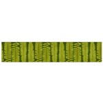 Fern Texture Nature Leaves Small Premium Plush Fleece Scarf