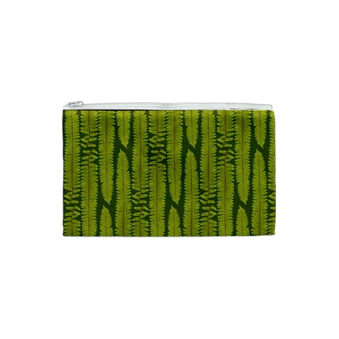 Fern Texture Nature Leaves Cosmetic Bag (XS) from ArtsNow.com Front