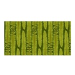 Fern Texture Nature Leaves Satin Wrap 35  x 70 