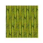 Fern Texture Nature Leaves Square Satin Scarf (30  x 30 )